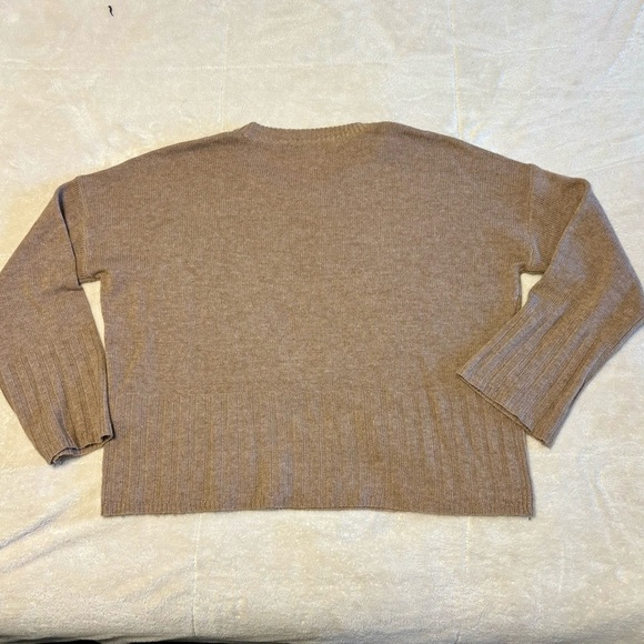 Madewell Crew Neck Long Sleeved Pullover Sweater, Size XXS, Tan - Picture 5 of 11